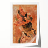 Impressionist Portrait - Renoir’s ‘Woman’s Head with Red Hat’ Art