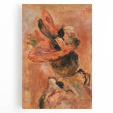 Impressionist Portrait - Renoir’s ‘Woman’s Head with Red Hat’ Art