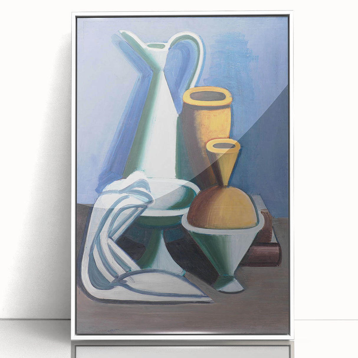 Modern Wall Art: Still Life with Watering Can - Minimalist Elegance