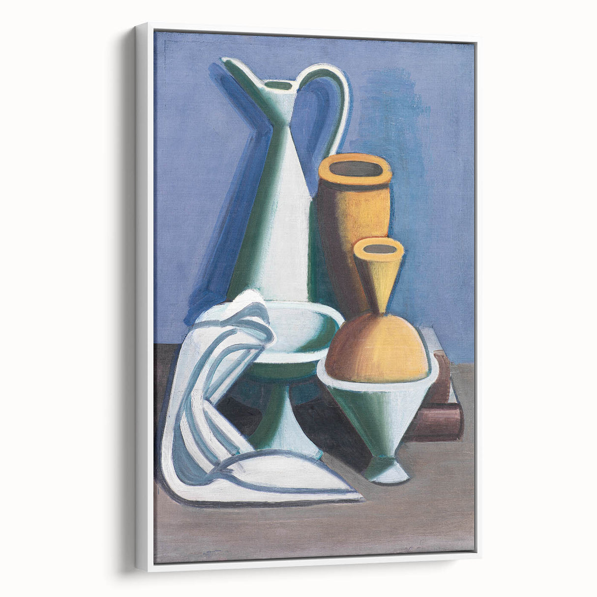 Modern Wall Art: Still Life with Watering Can - Minimalist Elegance