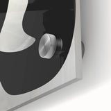 Modern Dining Room Wall Art - Black & White Abstract Canvas Décor