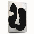 Modern Dining Room Wall Art - Black & White Abstract Canvas Décor