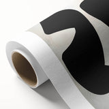 Modern Dining Room Wall Art - Black & White Abstract Canvas Décor