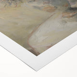 Elegant Floral Living Room Wall Art – Beige & Pastel Canvas