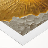 Elegant Office Wall Art – Golden Sun Textured Canvas Print