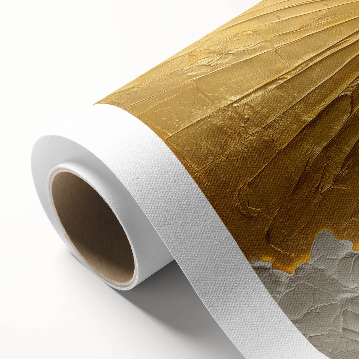 Elegant Office Wall Art – Golden Sun Textured Canvas Print
