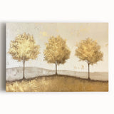 Abstract landscape wall art on stretched canvas, showcasing vibrant colors and intricate patterns, perfect for modern home decor and artistic interiors.