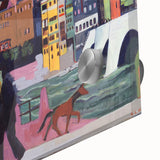 Expressionist Art: View of Basel and the Rhine by Kirchner Print