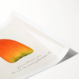 Extra large rolled print featuring line art flowers in neutral tones, suitable for large living room wall art.