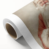 Festive Canvas Art - Santa with Gift Sack Christmas Wall Decoration