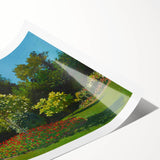 Impressionist Garden Scene - Monet's Lady in the Garden, Framed Print