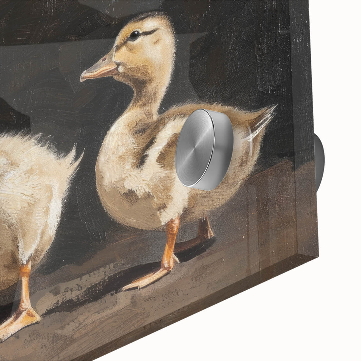 Nursery Wall Art - Charming Ducklings Painting for Kids