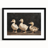 Nursery Wall Art - Charming Ducklings Painting for Kids