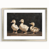 Nursery Wall Art - Charming Ducklings Painting for Kids