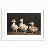 Nursery Wall Art - Charming Ducklings Painting for Kids