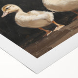 Nursery Wall Art - Charming Ducklings Painting for Kids