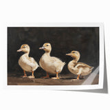 Nursery Wall Art - Charming Ducklings Painting for Kids