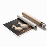 Nursery Wall Art - Charming Ducklings Painting for Kids