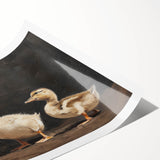 Nursery Wall Art - Charming Ducklings Painting for Kids
