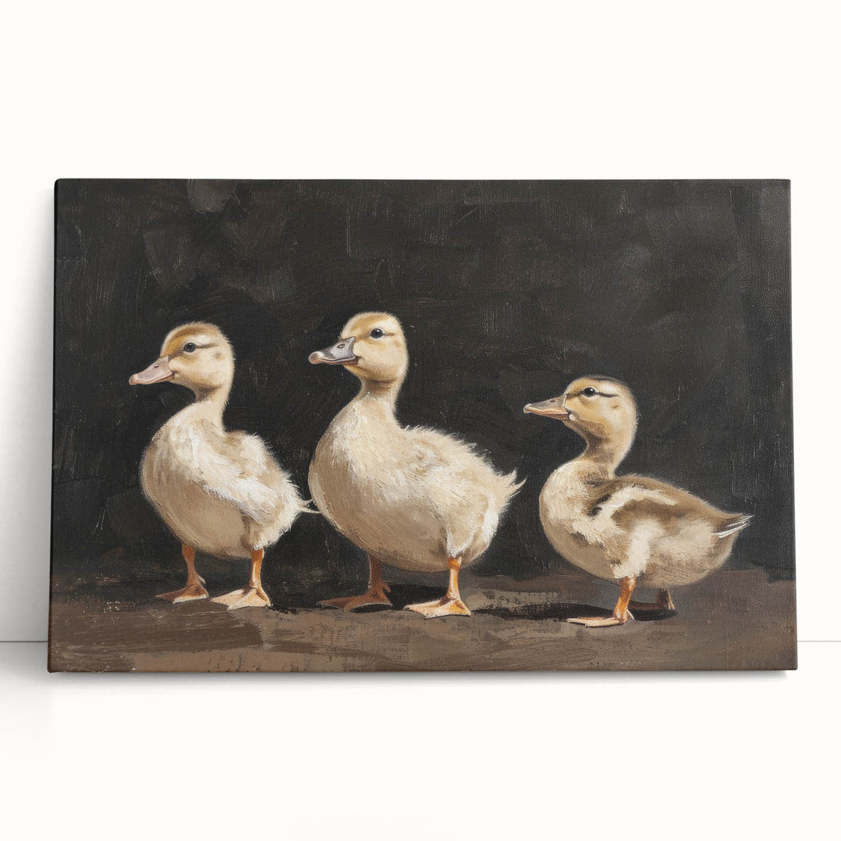 Nursery Wall Art - Charming Ducklings Painting for Kids