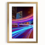 Elegant gold landscape bridge frame with matting, showcasing an intricate design, perfect for enhancing home decor and art display. Ideal for framing landscapes or nature-themed artwork.