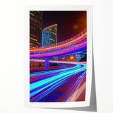 Landscape bridge rolled canvas print showcasing a serene natural scene, featuring vibrant greens and blues, elegantly rolled for easy display and storage. Perfect for enhancing home decor with a touch of tranquility and artistic flair.