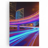 Landscape canvas artwork depicting a serene bridge scene, showcasing vibrant colors and intricate details. Perfect for adding a calming touch to any decor.