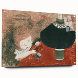 Modern Wall Art: Pierre Bonnard’s Child with Lamp in Warm Tones