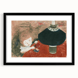 Modern Wall Art: Pierre Bonnard’s Child with Lamp in Warm Tones