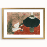 Modern Wall Art: Pierre Bonnard’s Child with Lamp in Warm Tones