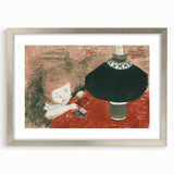 Modern Wall Art: Pierre Bonnard’s Child with Lamp in Warm Tones