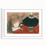Modern Wall Art: Pierre Bonnard’s Child with Lamp in Warm Tones