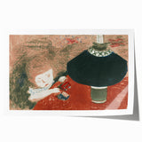 Modern Wall Art: Pierre Bonnard’s Child with Lamp in Warm Tones