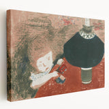 Modern Wall Art: Pierre Bonnard’s Child with Lamp in Warm Tones