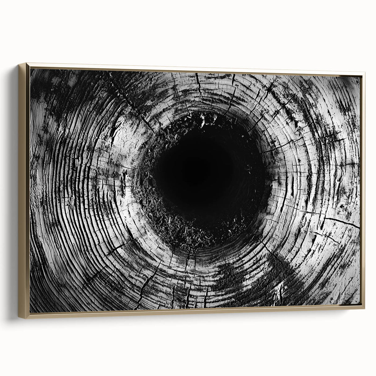 Framed canvas featuring a close-up of natural elements in muted earth tones, ideal for bedroom wall art.