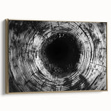 Framed canvas featuring a close-up of natural elements in muted earth tones, ideal for bedroom wall art.
