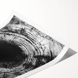 Extra large wall art featuring line art flowers in black on a white background, ideal for large living room decor.