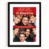 Retro Wall Art - St. Elmo's Fire Movie Poster - 80s Vintage Art Prints
