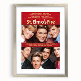 Retro Wall Art - St. Elmo's Fire Movie Poster - 80s Vintage Art Prints
