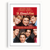 Retro Wall Art - St. Elmo's Fire Movie Poster - 80s Vintage Art Prints