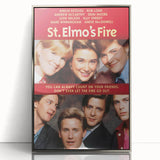 Retro Wall Art - St. Elmo's Fire Movie Poster - 80s Vintage Art Prints