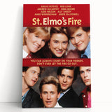 Retro Wall Art - St. Elmo's Fire Movie Poster - 80s Vintage Art Prints
