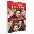 Retro Wall Art - St. Elmo's Fire Movie Poster - 80s Vintage Art Prints