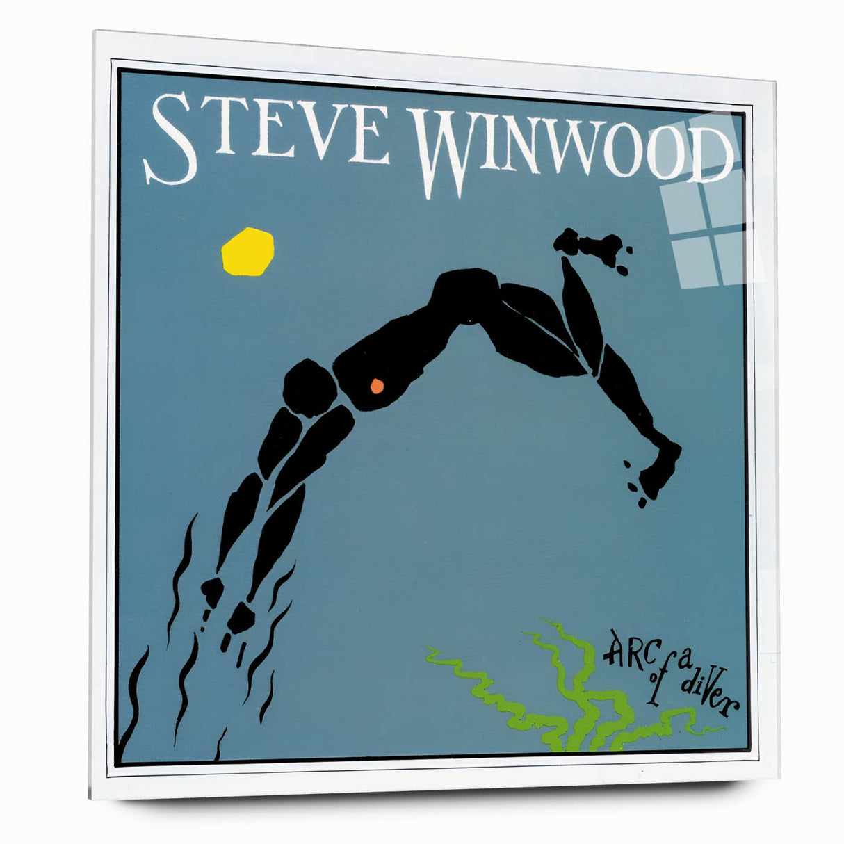 Retro Steve Winwood Arc of a Diver Poster - Vintage Prints for Art