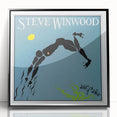 Retro Steve Winwood Arc of a Diver Poster - Vintage Prints for Art