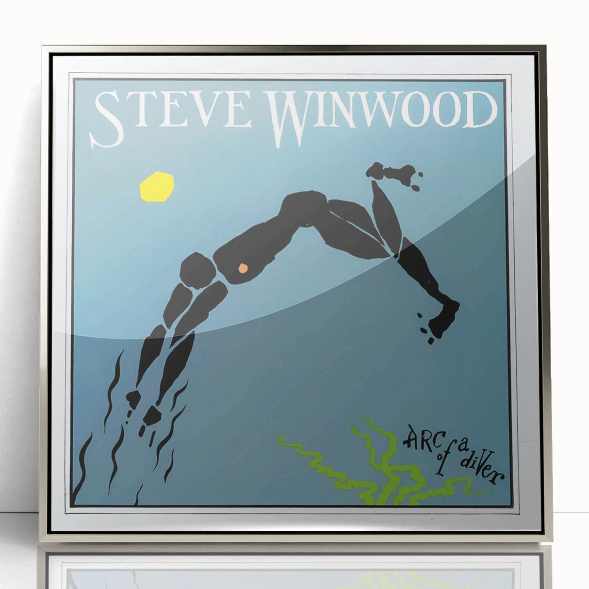 Retro Steve Winwood Arc of a Diver Poster - Vintage Prints for Art