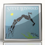 Retro Steve Winwood Arc of a Diver Poster - Vintage Prints for Art