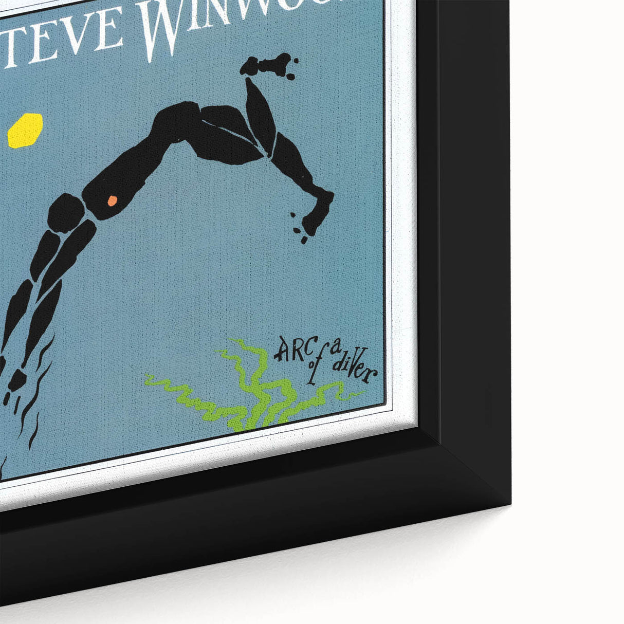 Retro Steve Winwood Arc of a Diver Poster - Vintage Prints for Art
