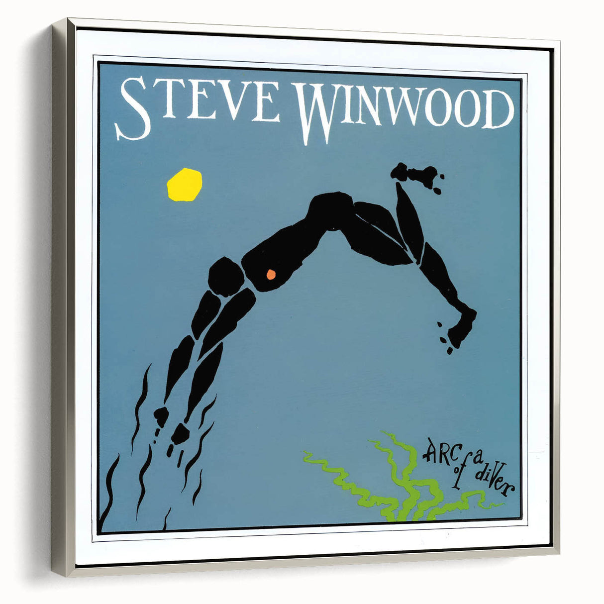Retro Steve Winwood Arc of a Diver Poster - Vintage Prints for Art