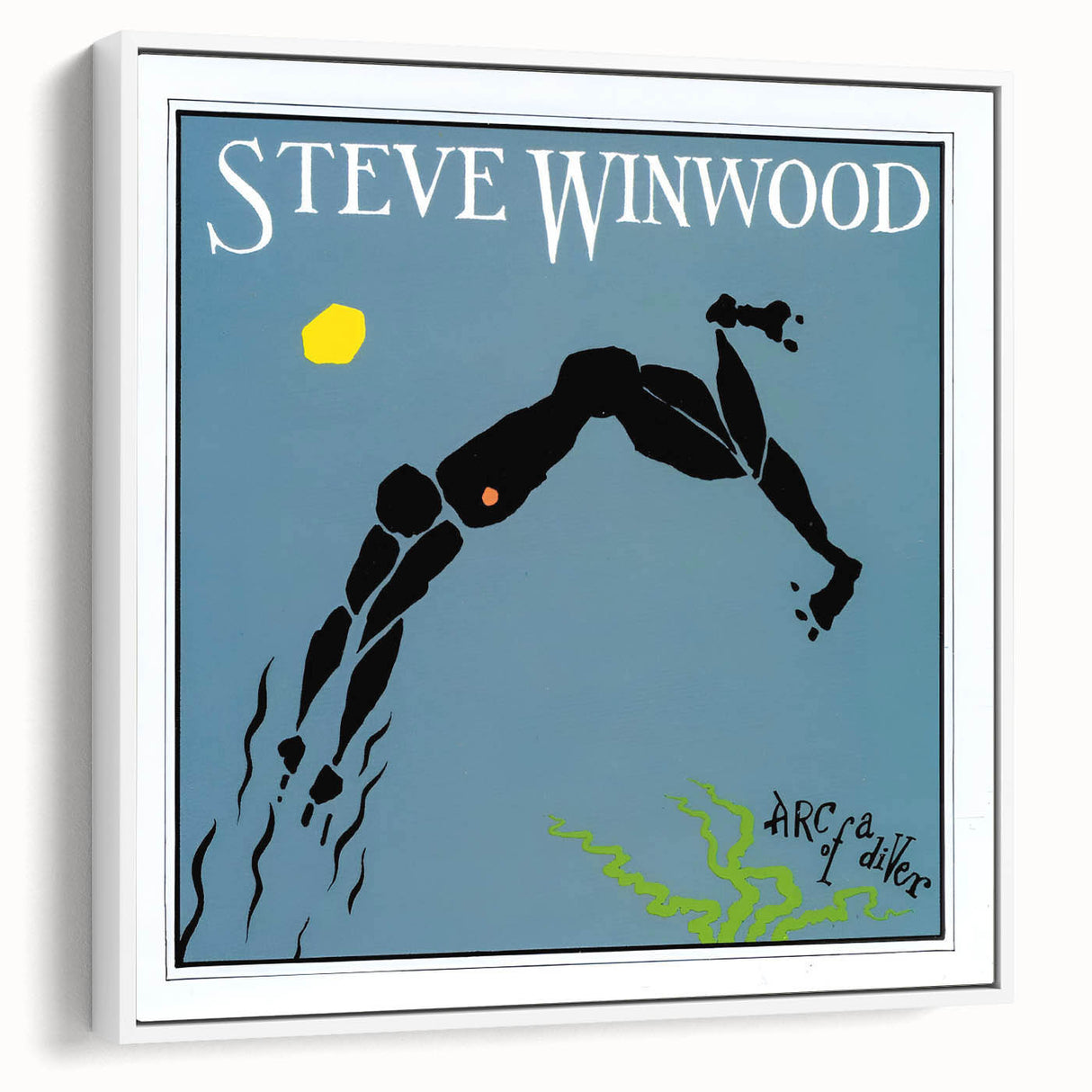Retro Steve Winwood Arc of a Diver Poster - Vintage Prints for Art